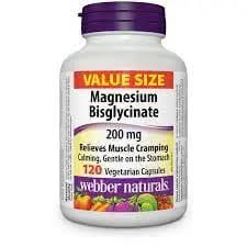 Vitamins & Supplements, MAGNESIUM BISGLY PURE 200MG CAPS 120S